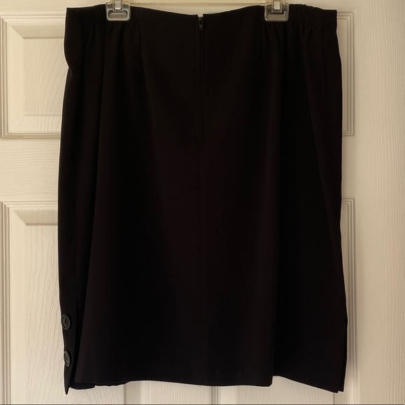 Nicholas Jason Black Lined Skirt - Picture 4 of 6